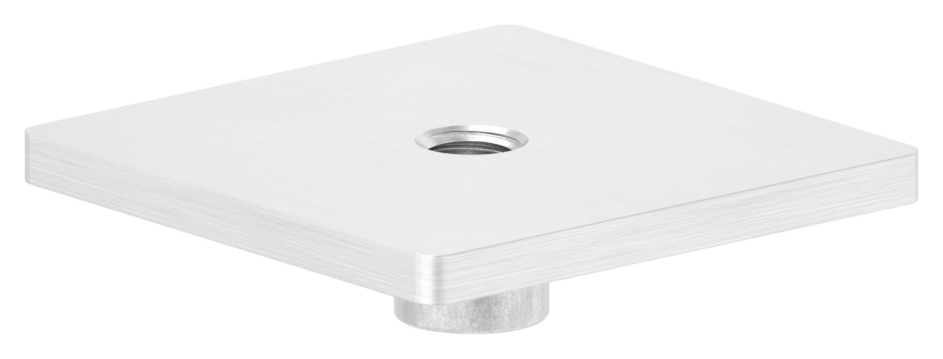 Platte, 50x50mm, M8, V2A