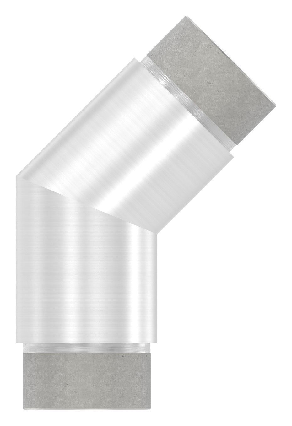 Eckstück 135°, für Rohr 42,4x2,0mm, V4A