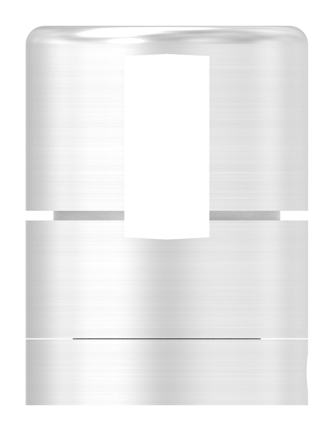 Brenk Grundhalter für Flachstäbe 20x8mm, ALU