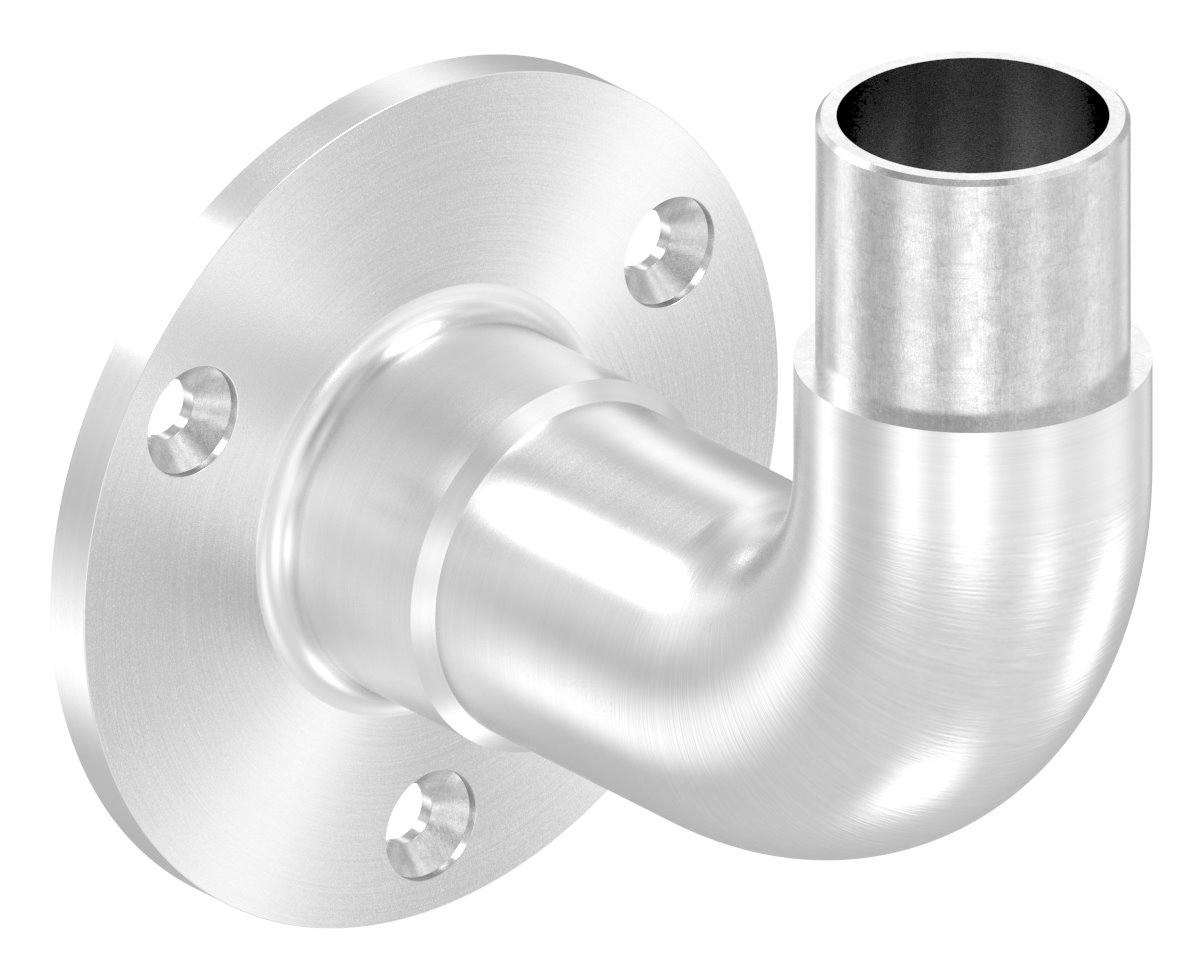 Wandhalter 90° für Rohr 33,7x2,0mm, V2A