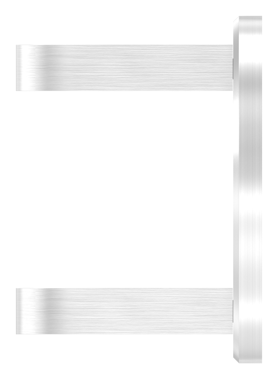 Wandbefestigung für Geländerpfosten 33,7mm, V2A
