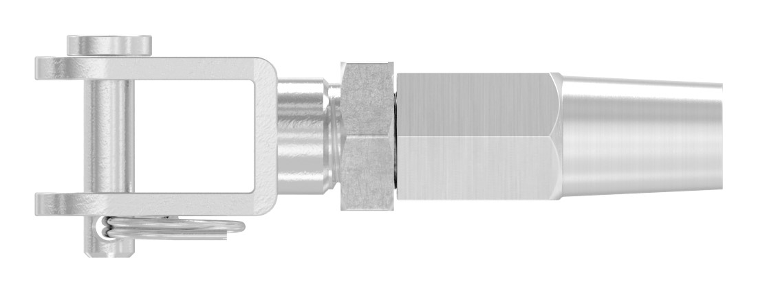 Gabelterminal zur Selbstmontage für Seil Ø 3mm, V4A