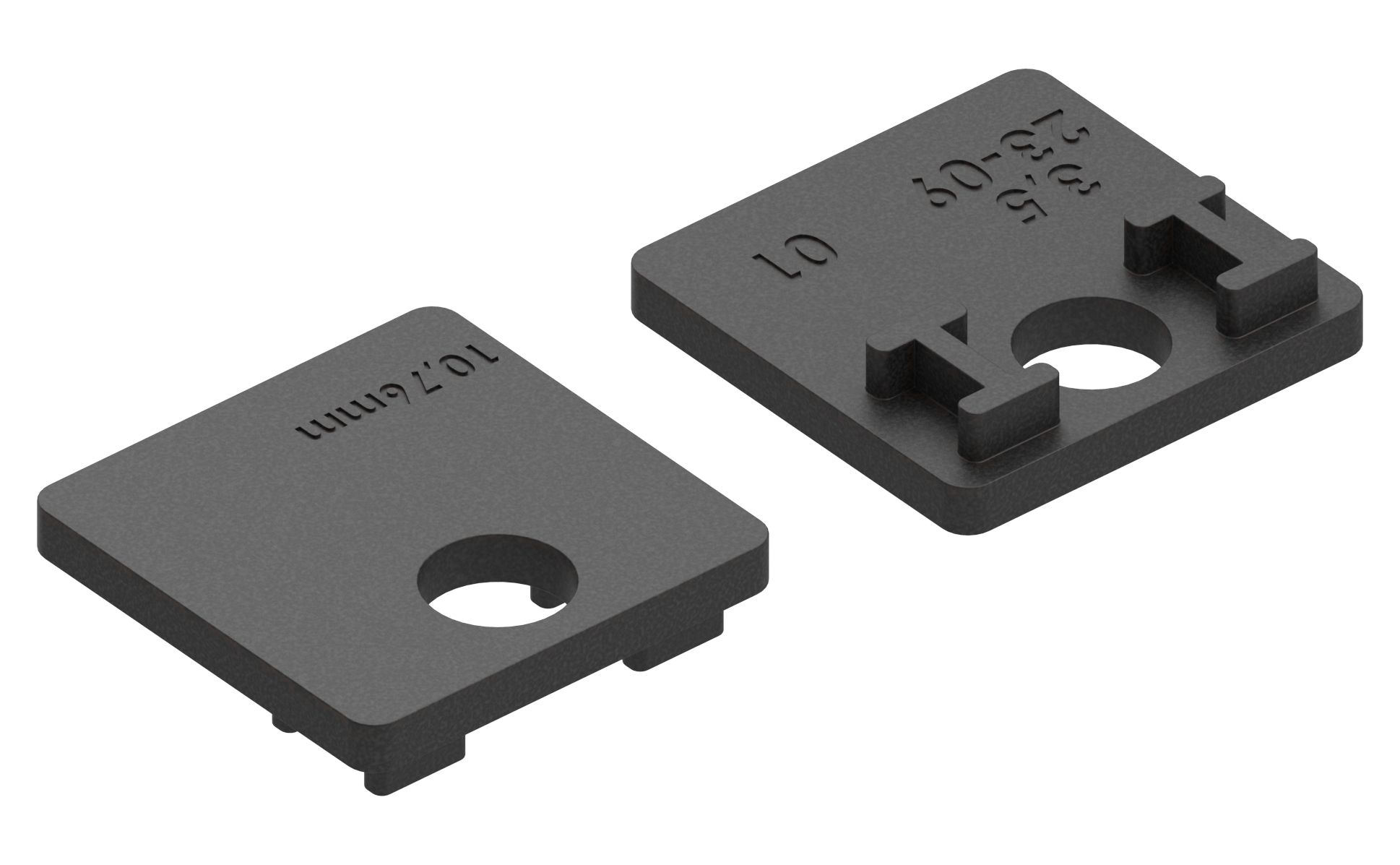 1 Paar Gummi für Mod. 36, für VSG-Glas 10,76mm