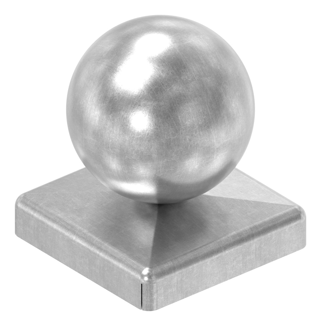 Pfeilerbedecker 40x40mm mit Hohlkugel Ø 40mm