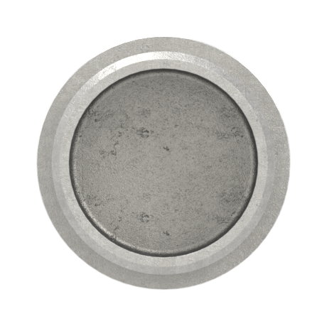 Wandhalter mit Gelenk zum Einbetonieren für Rohr 33,7x2,0mm, V2A