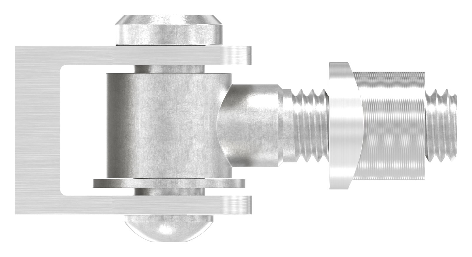 Torband mit Gewindehülse M12 für Rohr 42,4mm, V2A