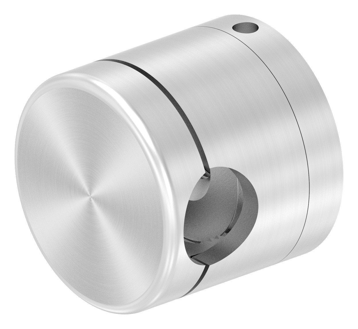 Brenk Grundhalter für Stäbe Ø 16mm, V2A