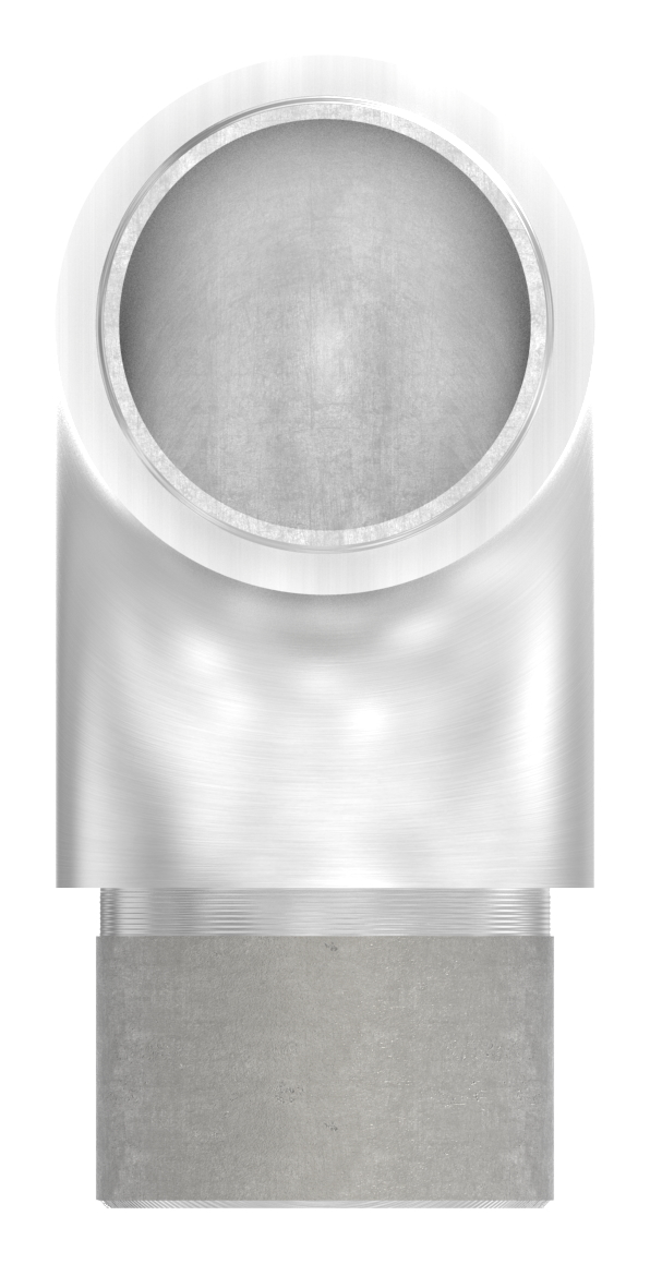 Rohrbogen 90°, für Rohr 33,7x2,5mm, V2A