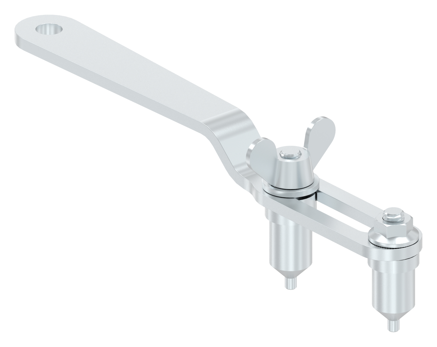 Gabelschlüssel für Glasschiebetür, V2A