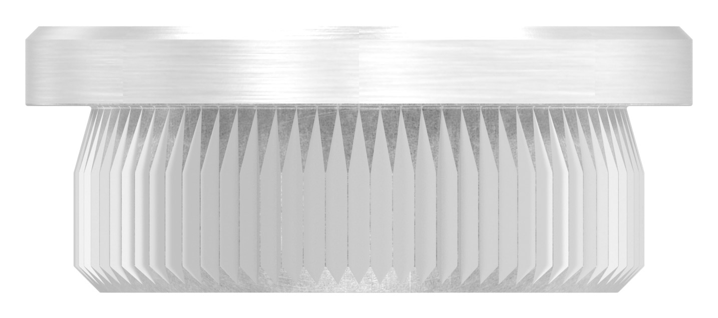 Rohrabschlussstopfen, für Rohr 25,0x2,0mm, V2A