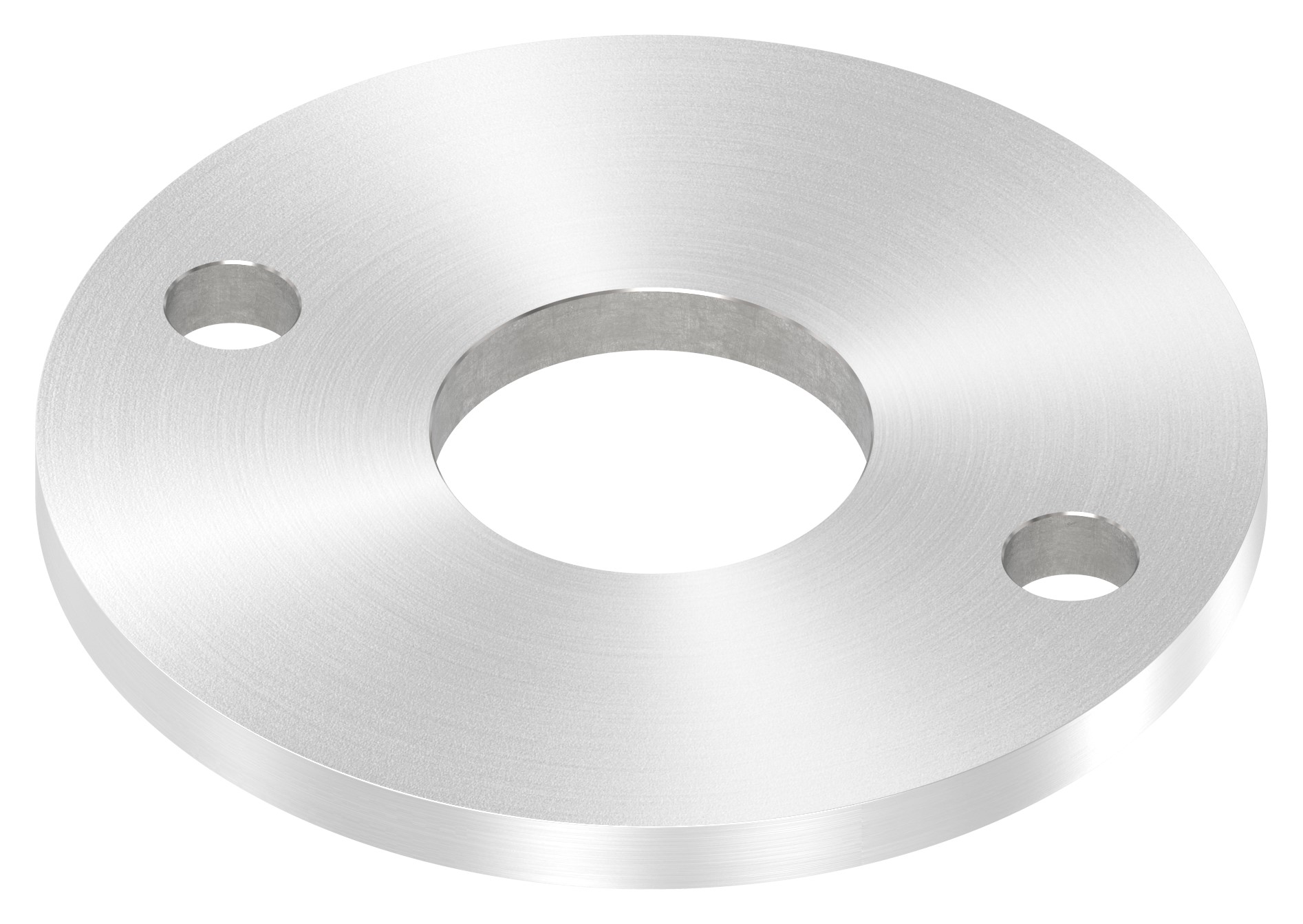 Ankerplatte Ø 120x8mm, mit Rundschliff, V2A