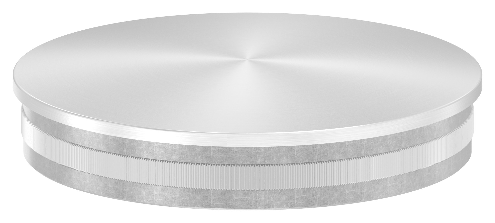 Rohrabschlussstopfen, für Rohr 101,6x2,0mm, V2A