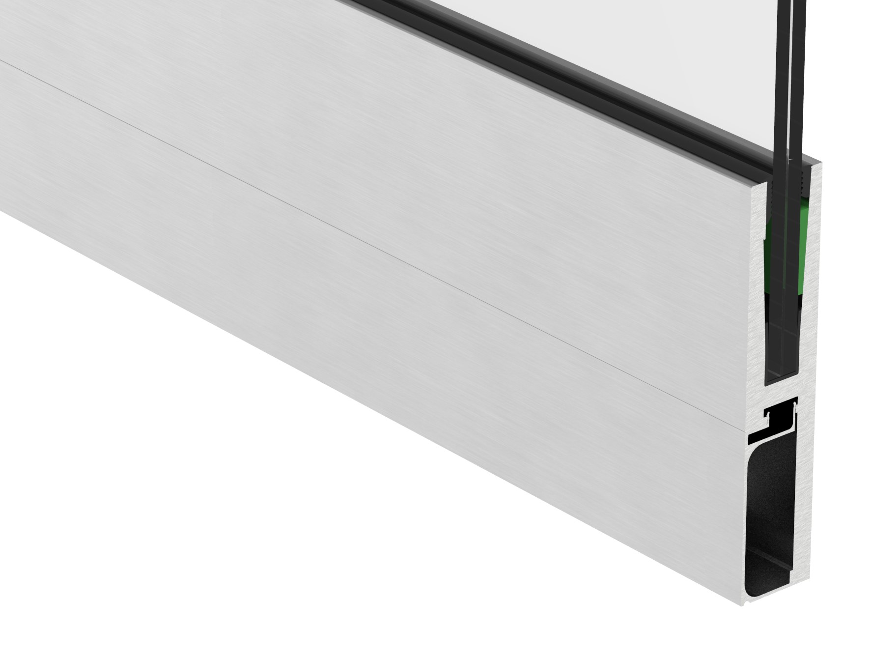 Abdeckung für Alu-Profil 80100-ALU-3M, L: 3000mm