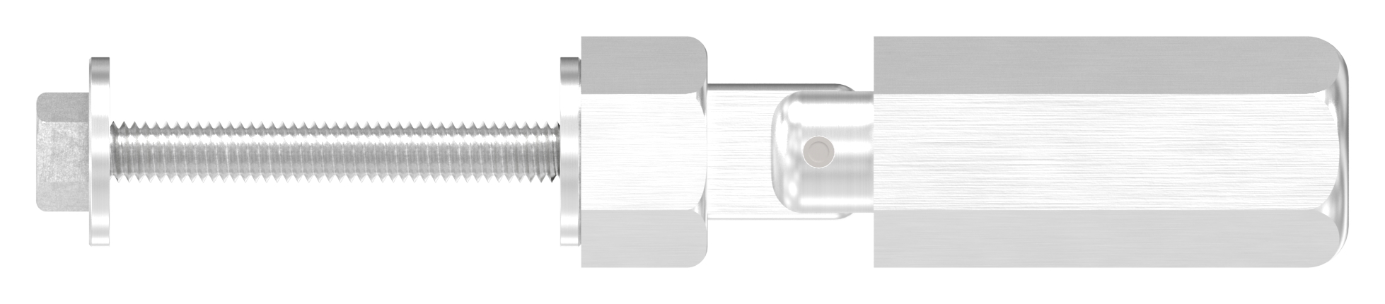 Gewindeterminal zur Selbstmontage, Seil 6mm, V2A