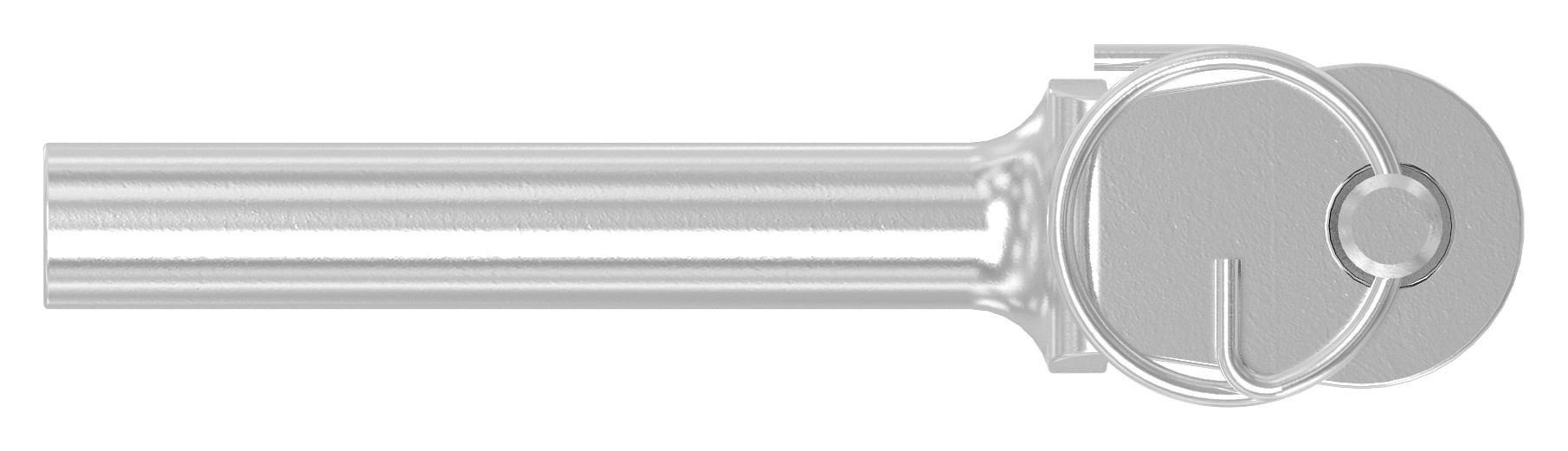 Gabelterminal mit Innengew. M4 links, V4A