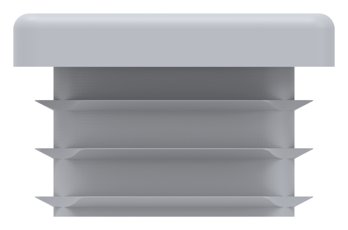 Kunststoffkappe für Rechteckrohr 50x30mm