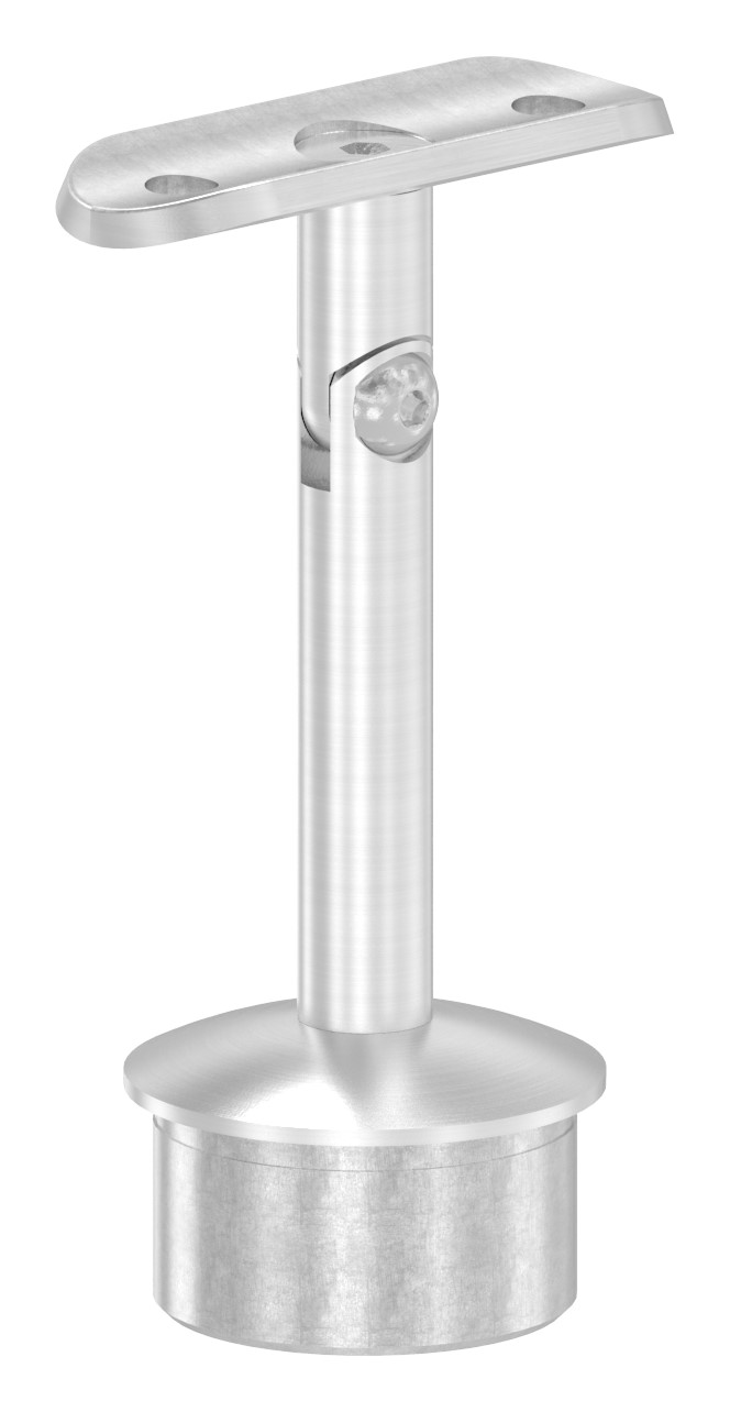 Rohrabschlussstopfen für Rohr 42,4x2,5mm, Handlaufanschlussplatte: 42,4mm, V2A