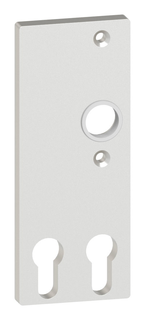 Zylinder-Langschild für zwei Profilzylinder Zylinder-Langschild für zwei Profilzylinder