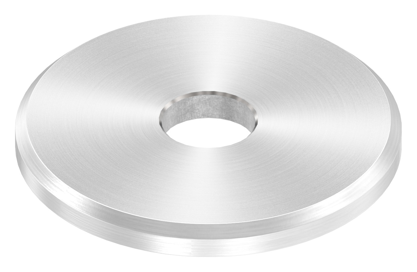 Beilagscheibe 35x3mm mit Fase, Bohrung 8,5mm, V2A