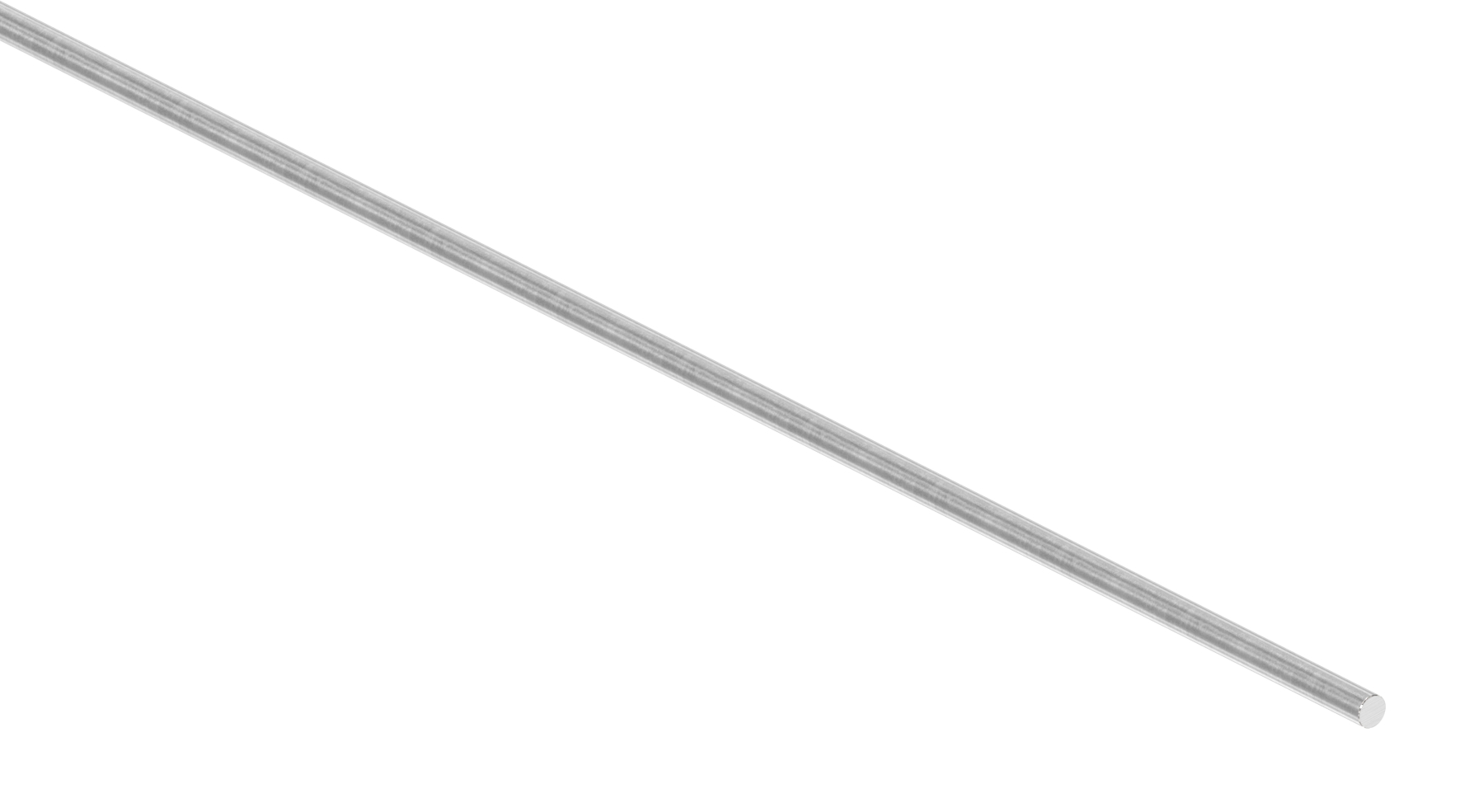 Rundmaterial, 6mm, ungeschliffen, L: 3000mm, V2A