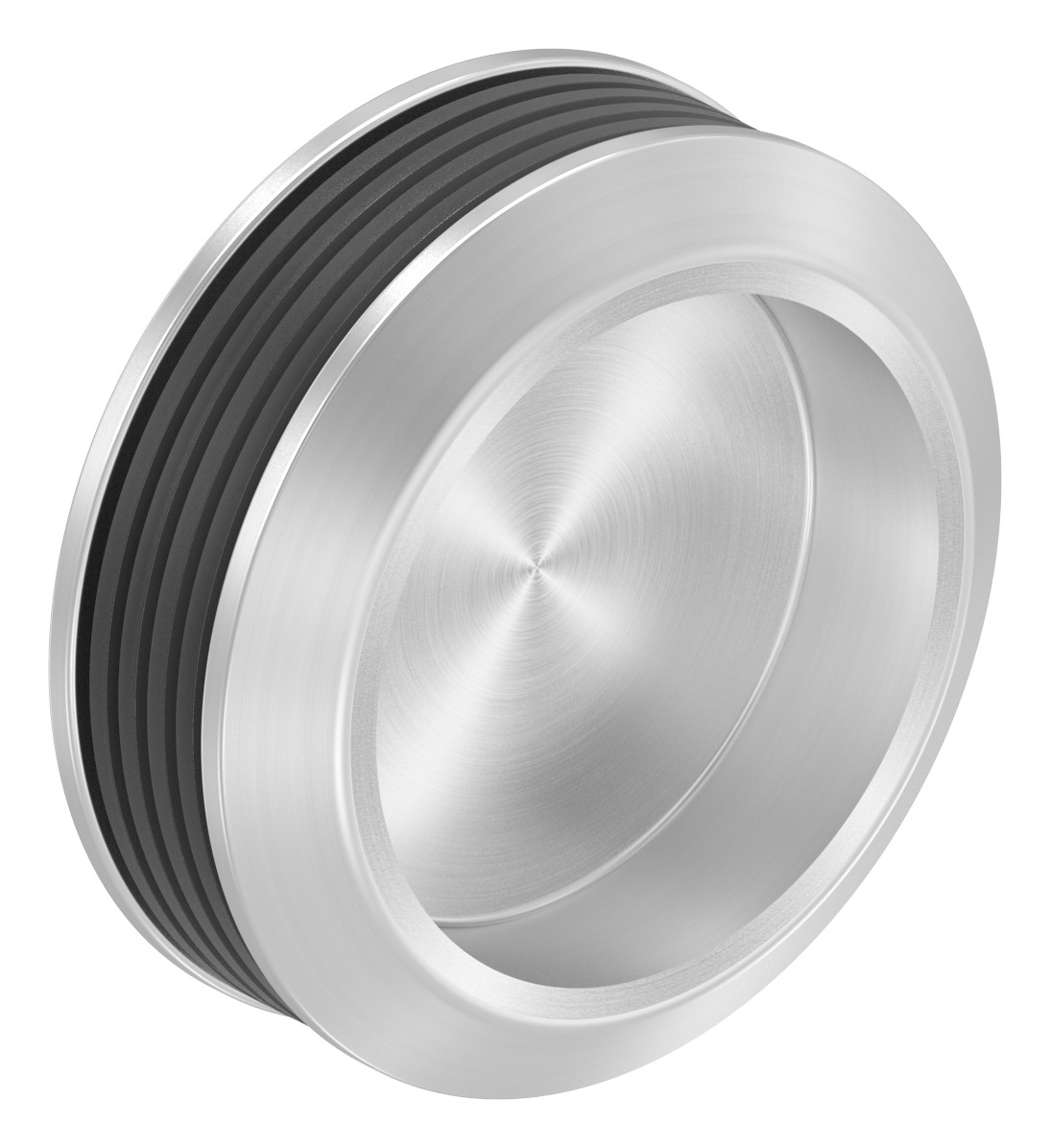 Griffmuschel für Glasschiebetür, V2A