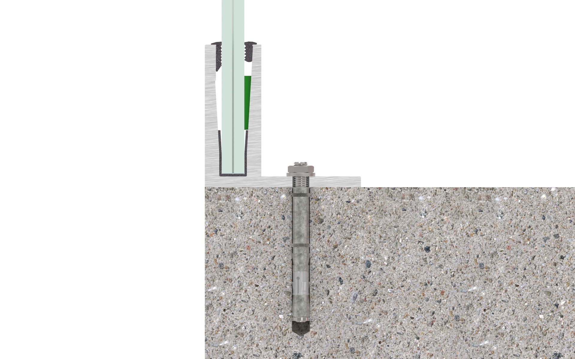 Alu-Profil ELEGANZA STRONG aufgesetzte Montage, L: 3000mm Alu-Profil ELEGANZA STRONG aufgesetzte Montage, L: 3000mm
