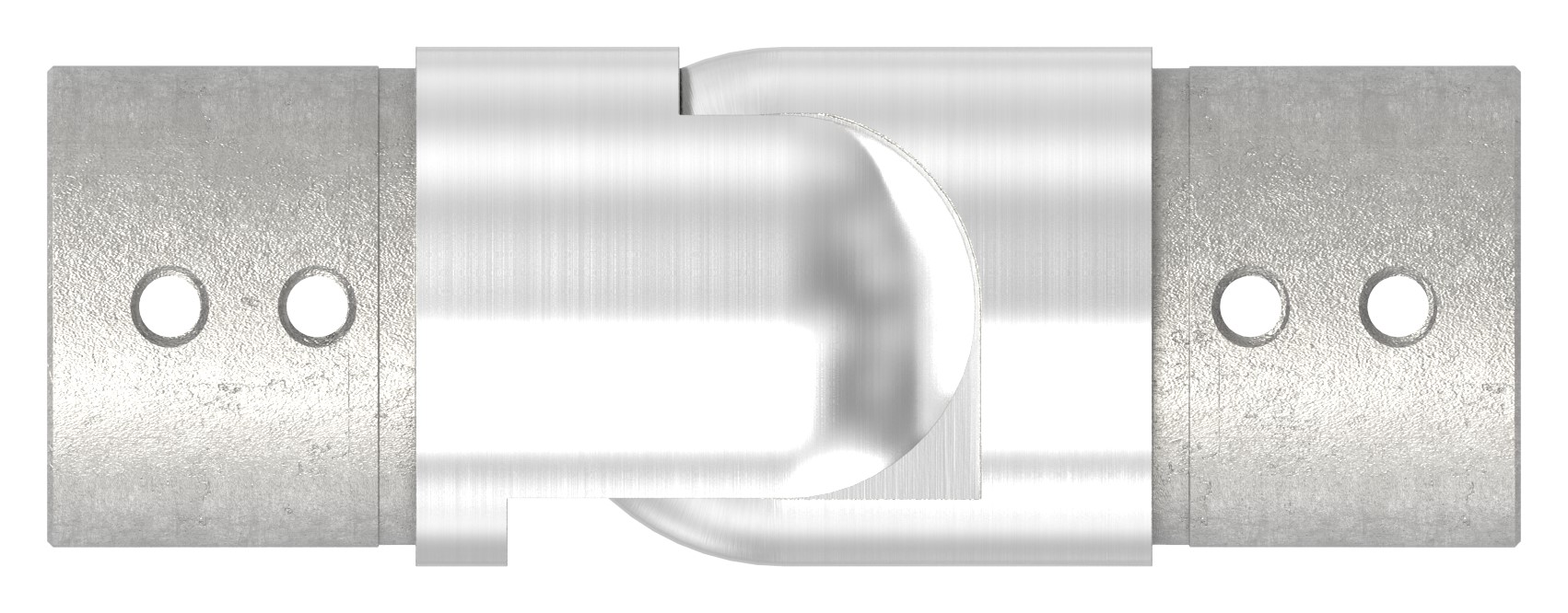 Verbinder flexibel für Nutrohr 42,4mm, V4A