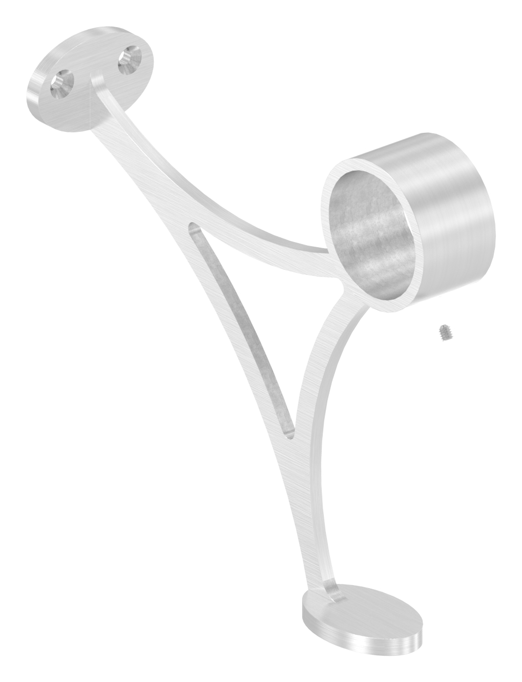 Fußlaufstütze, für Rohr 42,4mm, V2A Fußlaufstütze, für Rohr 42,4mm, V2A
