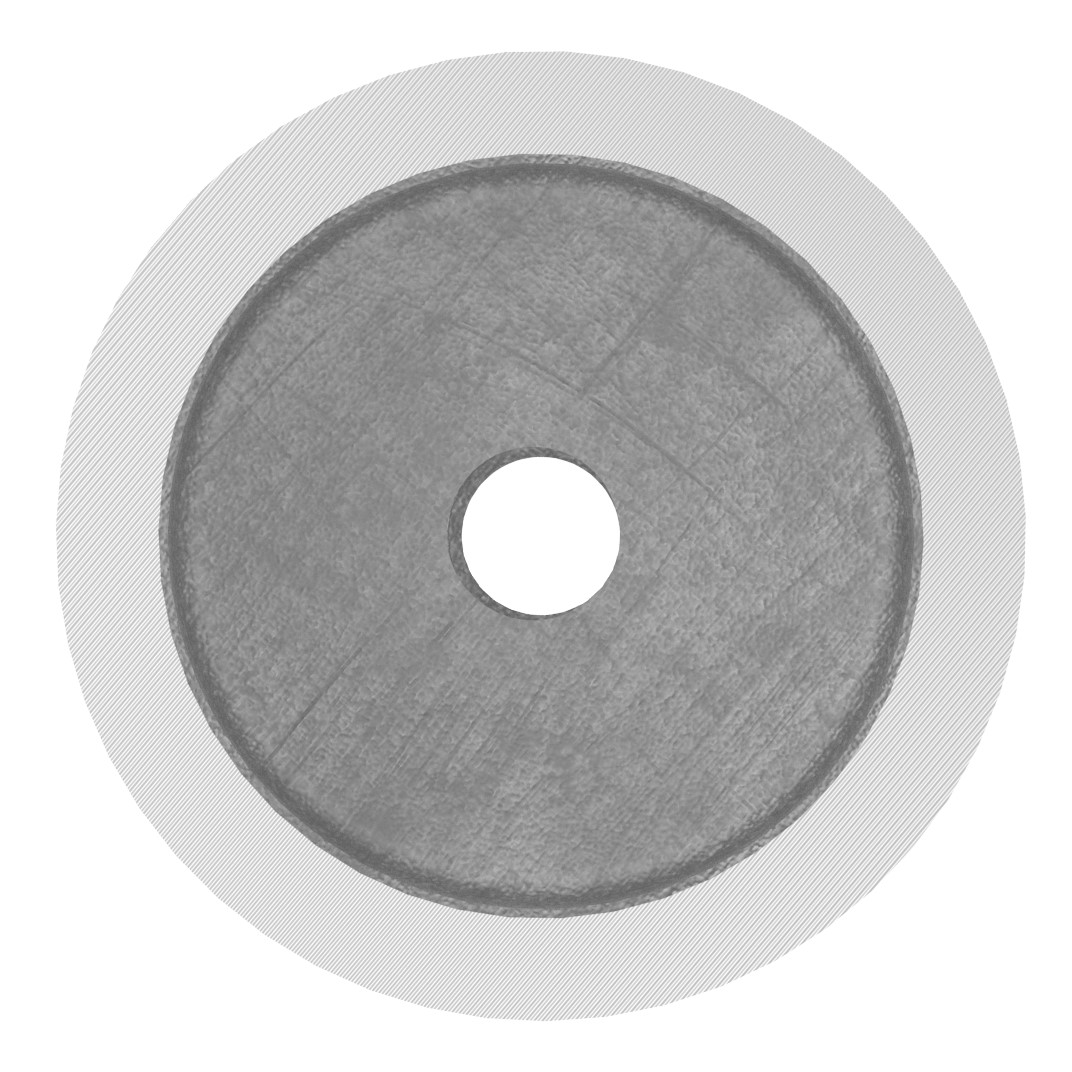 Unterteil für 52mm Glaspunkthalter, t: 30mm, mit M10, V2A