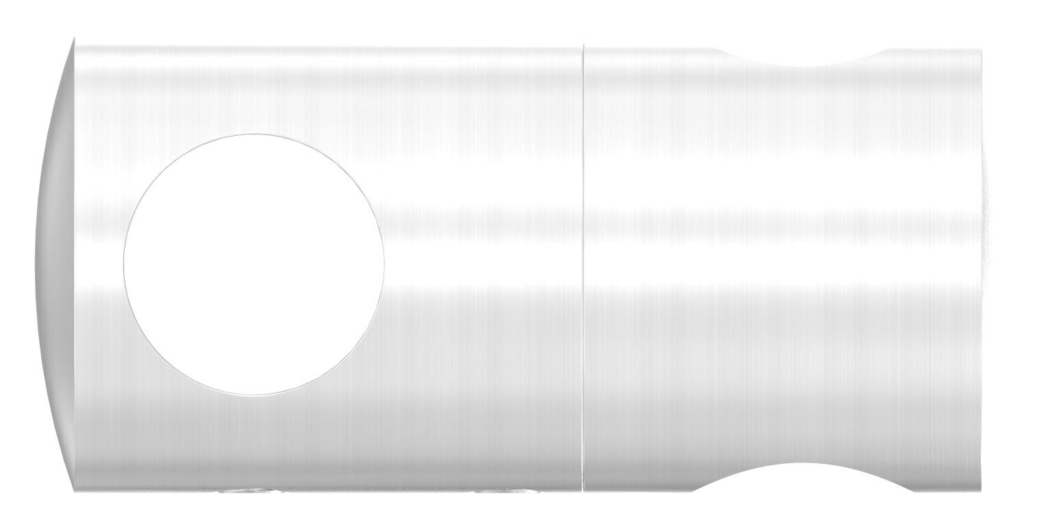 Doppelquerstabhalter mit 16,2 und 12,2mm Bohrung, V2A