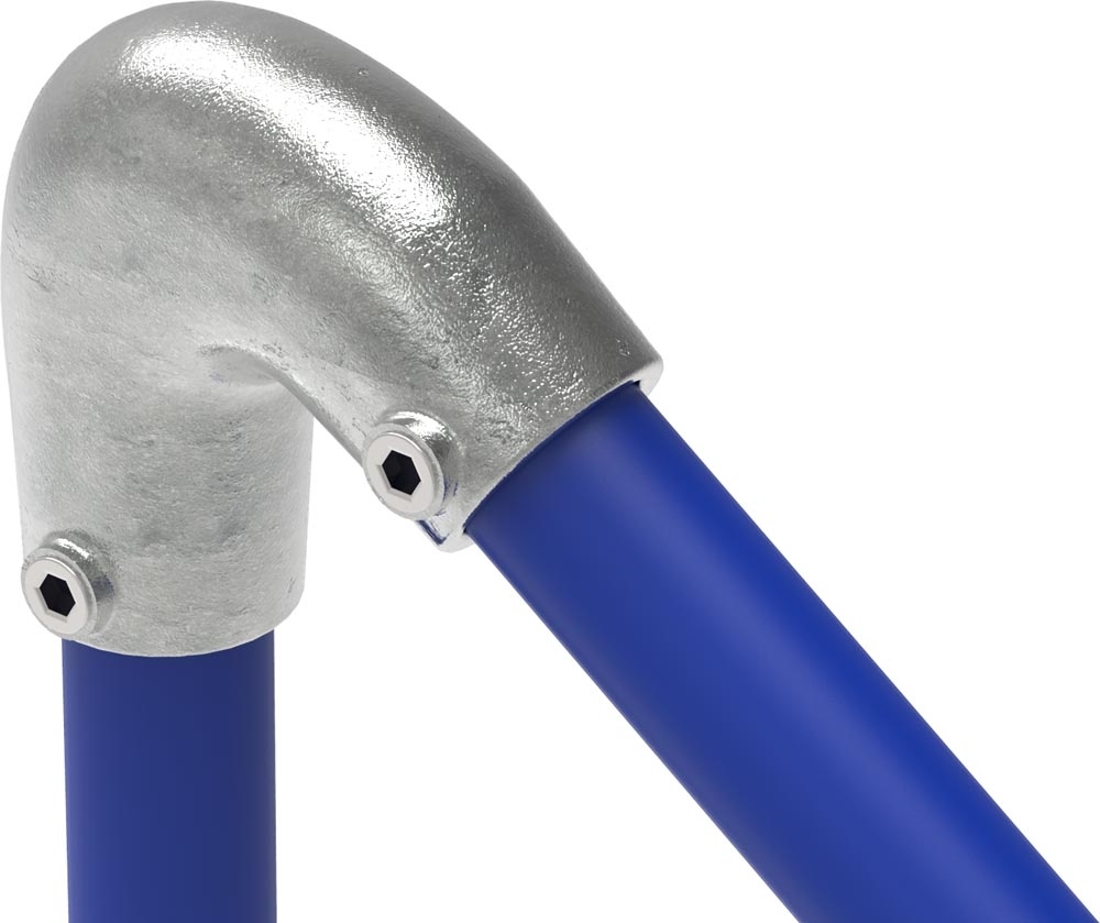 Bogen, variabel 40 - 70°, für Rohr Ø 48,3mm