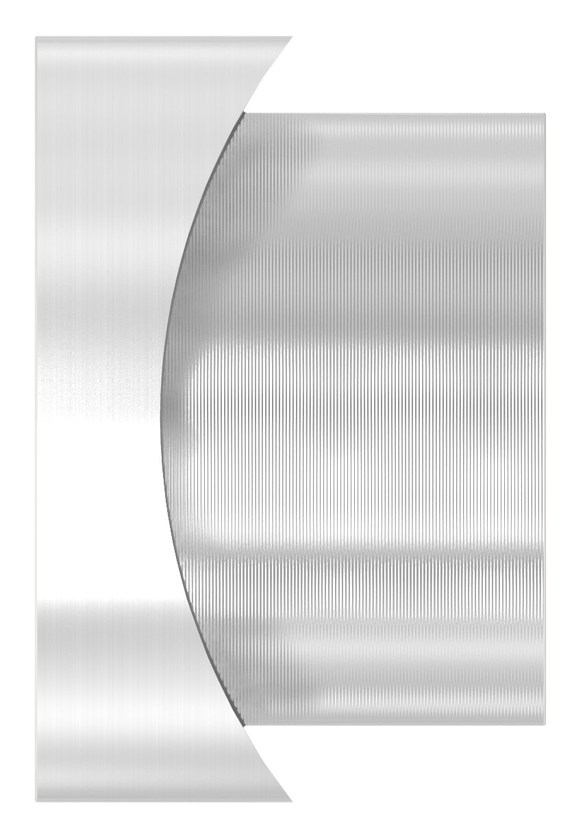 Gewindehülse, passend zu Torband 120-M20-VA, für Rohr 48,3mm, V2A