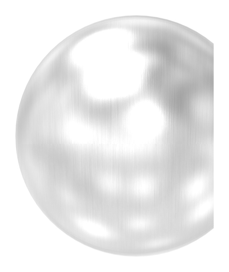 Rohrabschlusskugel hohl für 48,3mm Rohr, mit M8