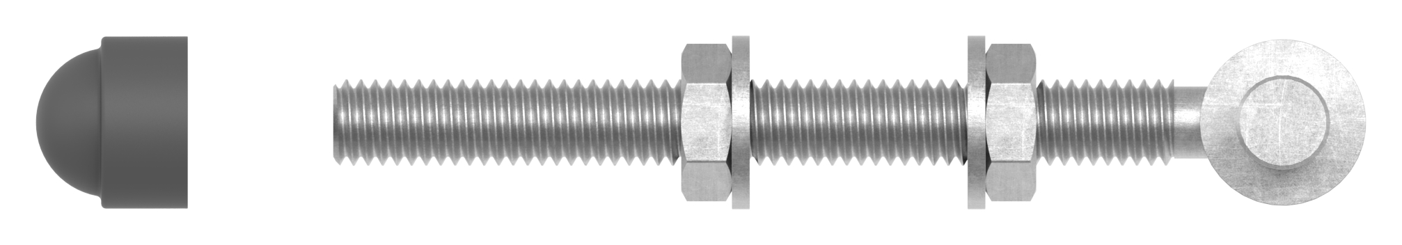 Kloben zum Durchschrauben für Ø 13mm, L: 140mm
