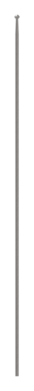 Zaunstab Ø 12mm, H: 1200mm, konisch, Knopf eckig