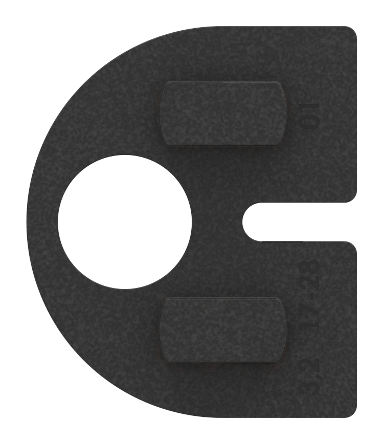 Gummi für Mod. 30, VSG-Glas 9,52mm Gummi für Mod. 30, VSG-Glas 9,52mm