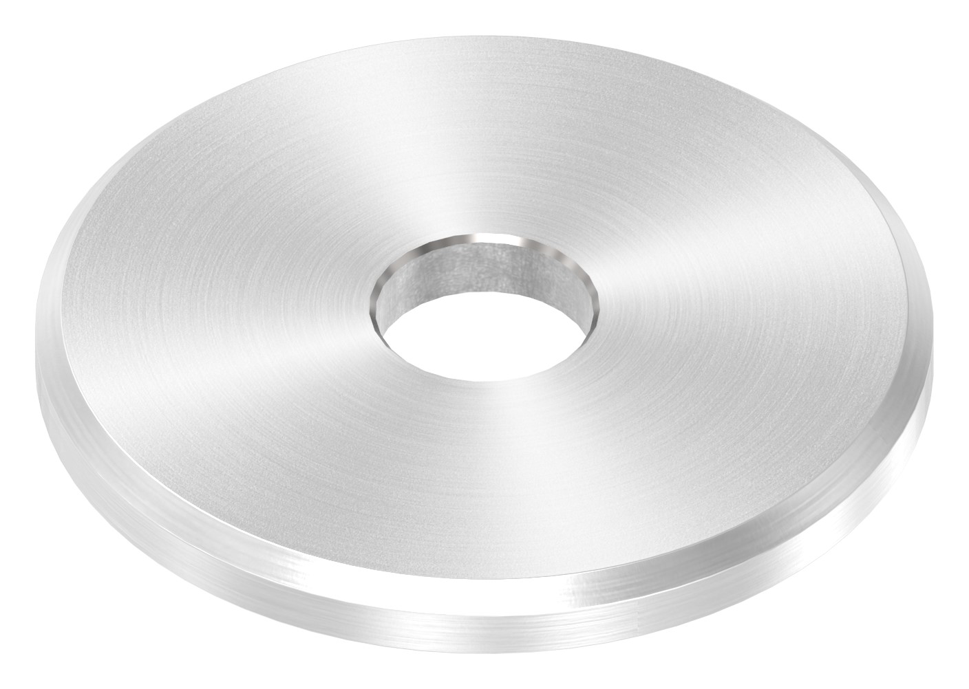 Beilagscheibe 35x3mm mit Fase, Bohrung 8,5mm, V2A