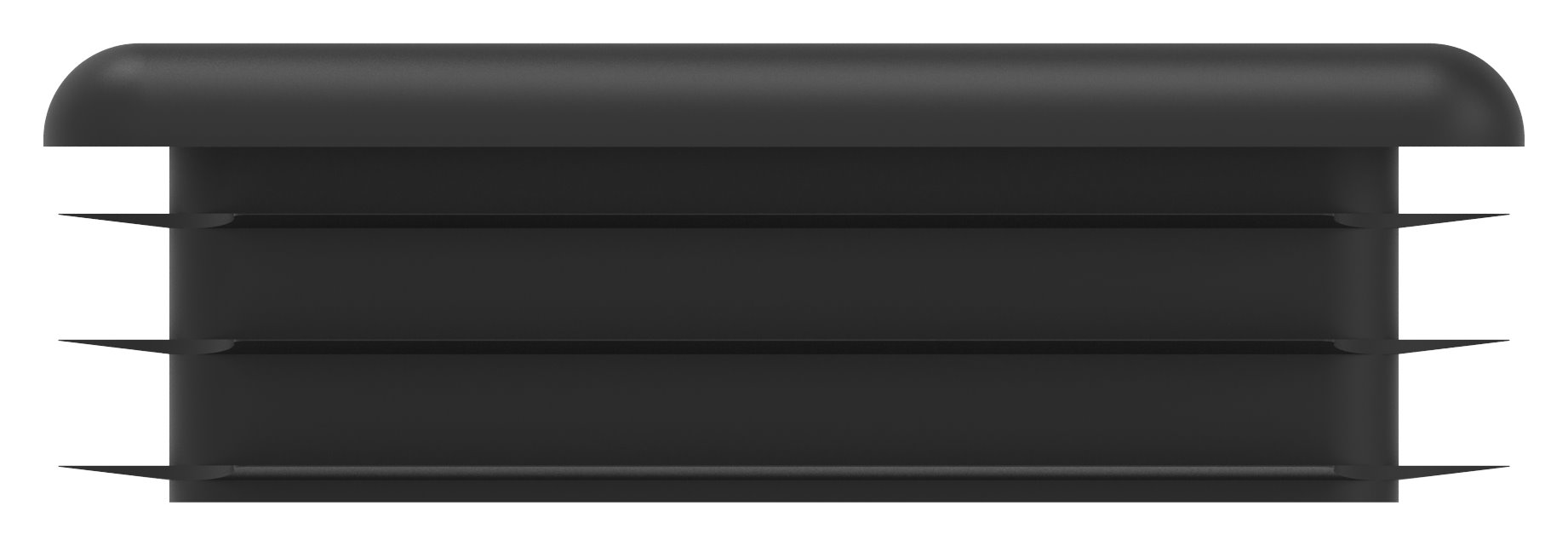 Kunststoffkappe für Quadratrohr 100x100mm