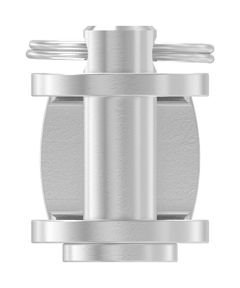 Gabelterminal mit Außengew. M8 links, V4A