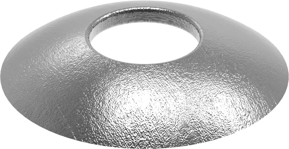 Halbrundschale 33,7 x 2,0mm, Bohrung 12,5mm