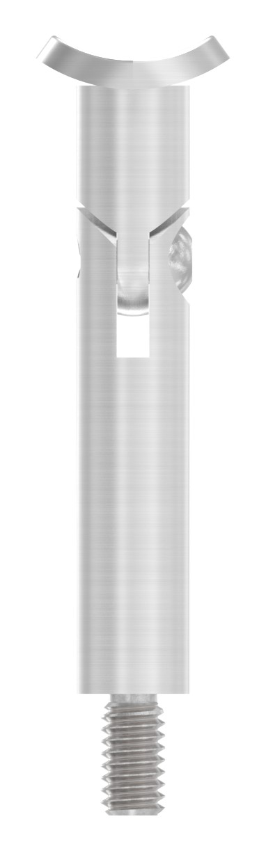 Gelenkstift mit Handlaufanschlussplatte 33,7mm, V2A Gelenkstift mit Handlaufanschlussplatte 33,7mm, V2A