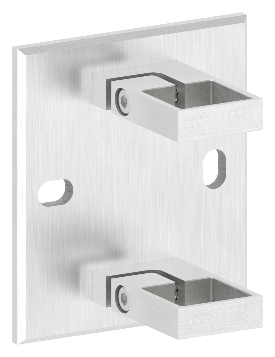 Wandbefestigung für Geländerpfosten 40x40mm, V2A