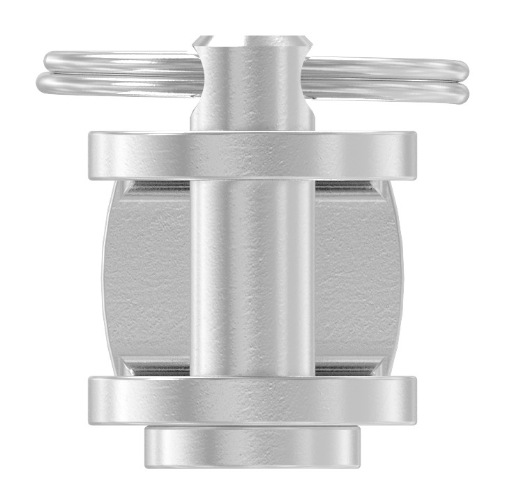 Gabelterminal mit Innengew. M6 links, V4A