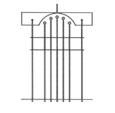 Füllung kurz (nur Mittelteil), 720x840mm