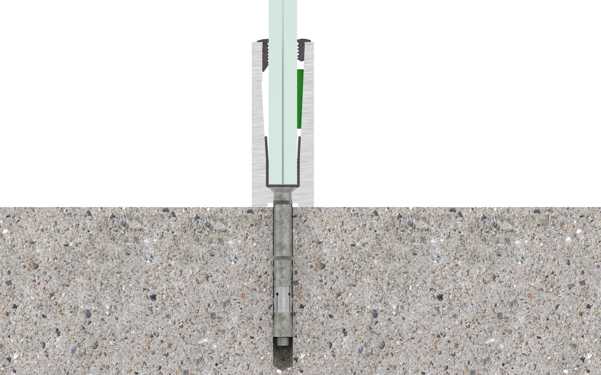 Alu-Profil ELEGANZA STRONG aufgesetzte Montage, L: 3000mm Alu-Profil ELEGANZA STRONG aufgesetzte Montage, L: 3000mm