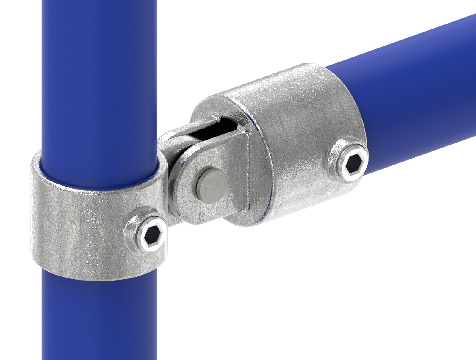 Verbinder, variabel, für Rohr Ø 48,3mm