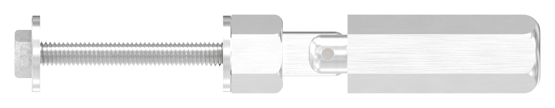 Gewindeterminal zur Selbstmontage, Seil 5mm, V2A