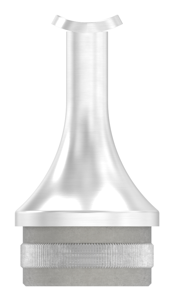 Rohrabschlussstopfen für Rohr 48,3x2,0mm, Handlaufanschlussplatte: 42,4mm, V2A Rohrabschlussstopfen für Rohr 48,3x2,0mm, Handlaufanschlussplatte: 42,4mm, V2A