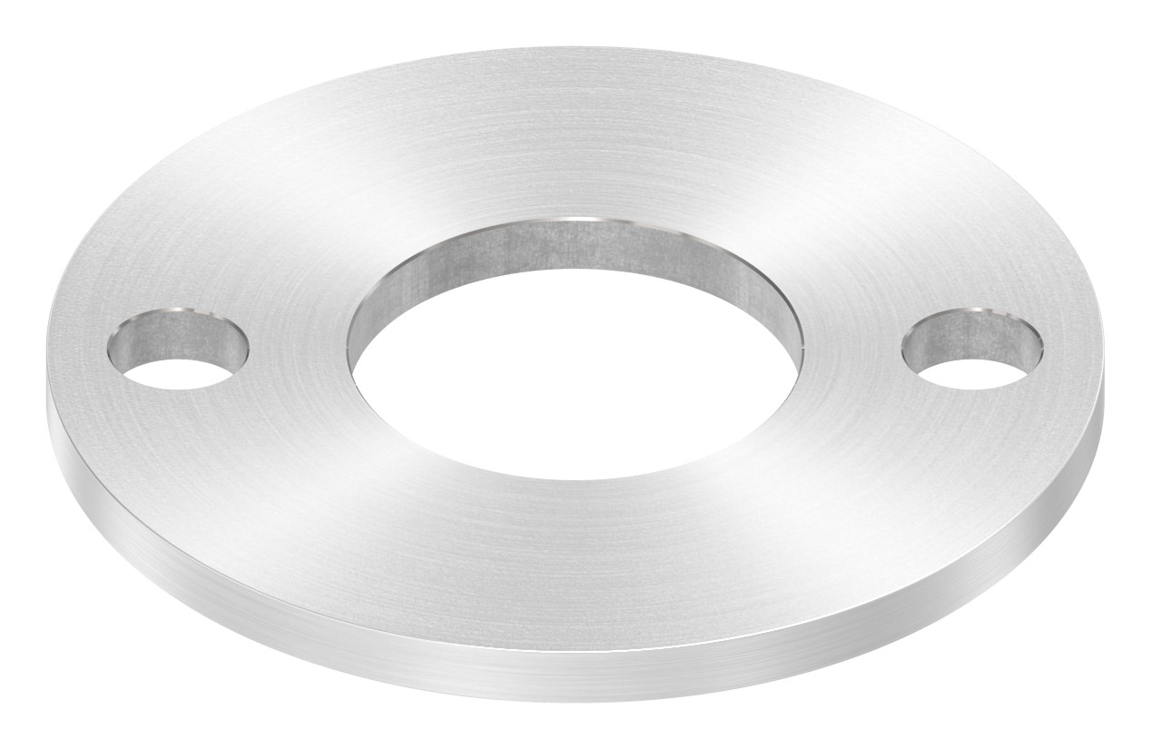 Ankerplatte Ø 100x6mm, mit Rundschliff, V2A