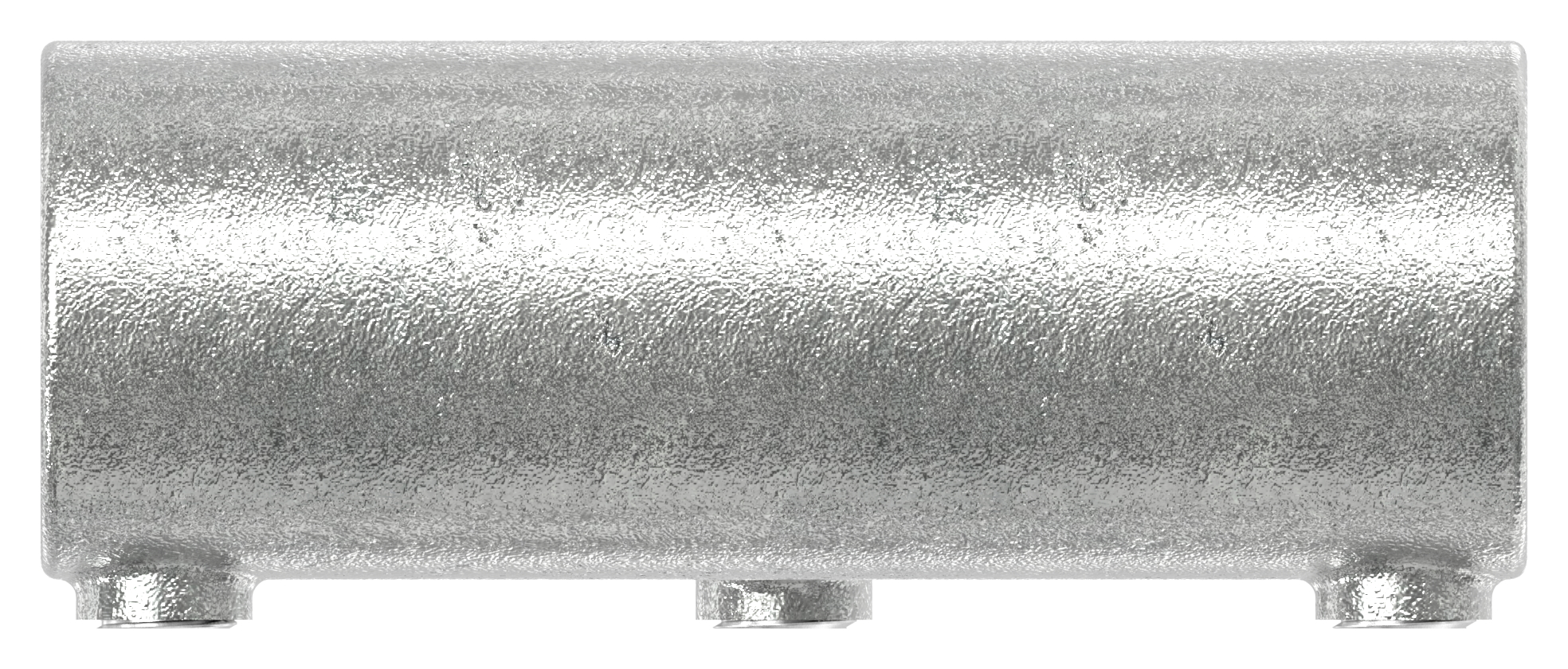 T-Stück lang, schräg, variabel, für Rohr Ø 48,3mm